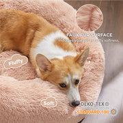 Calming Donut Bed for Dogs and Cats