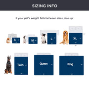 Reversible Sherpa and Microfiber Fleece Dog Blanket
