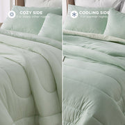 Reversible Warm and Cooling Comforter Set