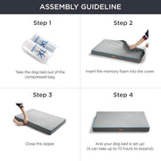 Orthopedic Memory Foam Dog Bed