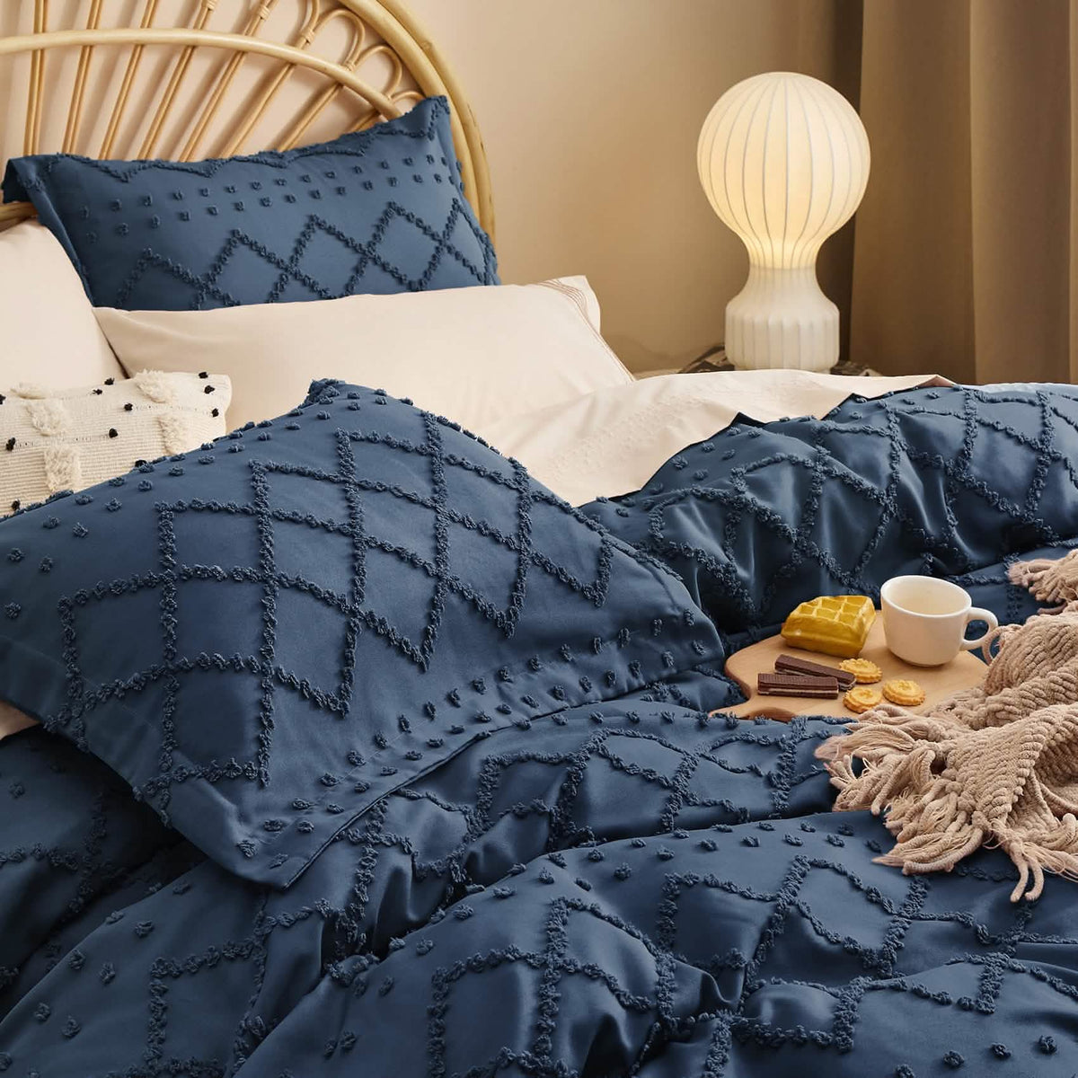 Embroidery Boho Duvet Cover Set