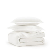 Cotton Waffle Weave Duvet Cover Set
