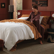 Cotton Waffle Weave Duvet Cover Set