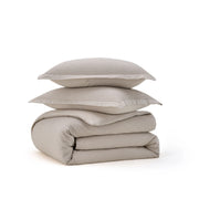 Cotton Waffle Weave Duvet Cover Set