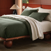 Cotton Waffle Weave Duvet Cover Set