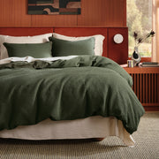 Cotton Waffle Weave Duvet Cover Set