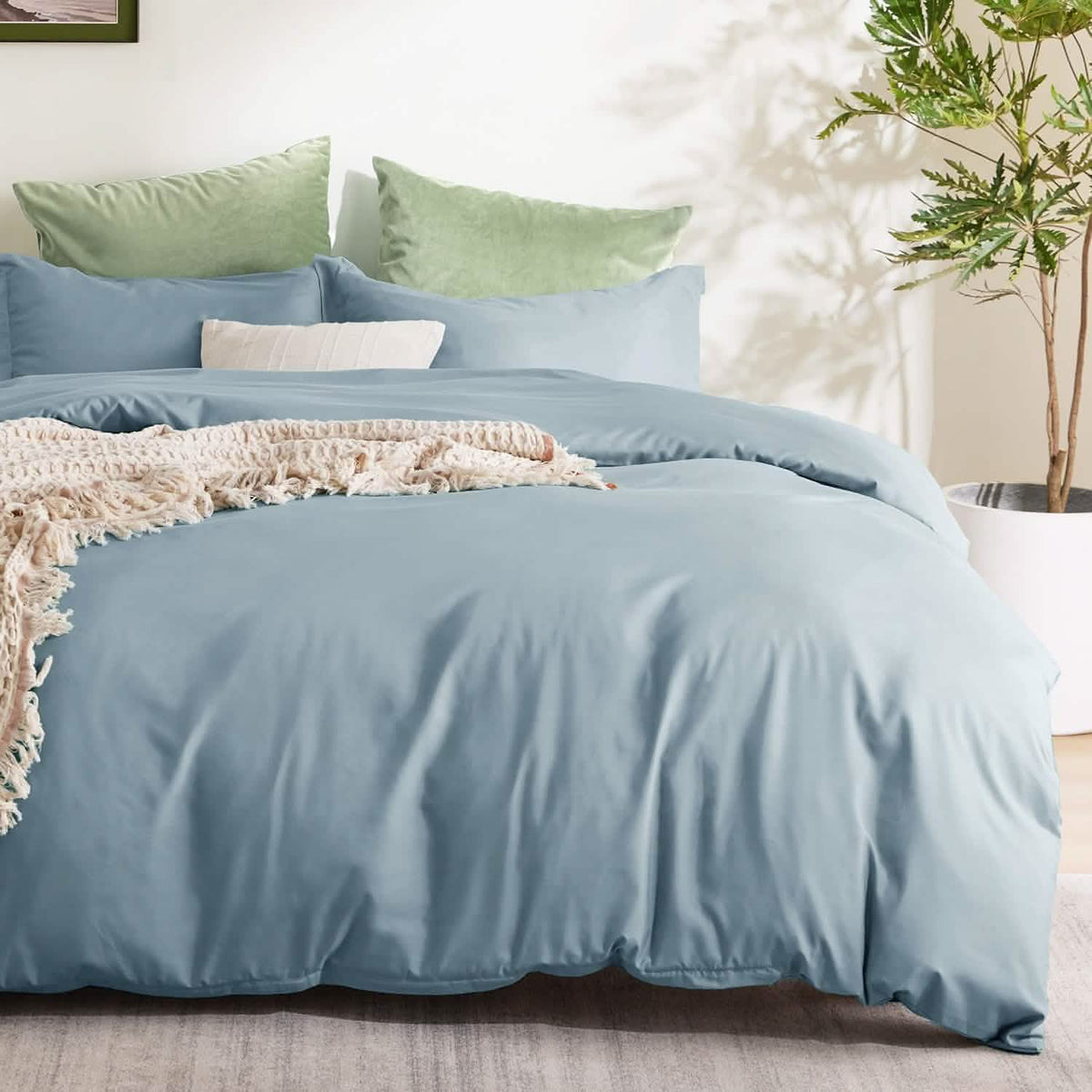 Brushed Microfiber Duvet Cover Set