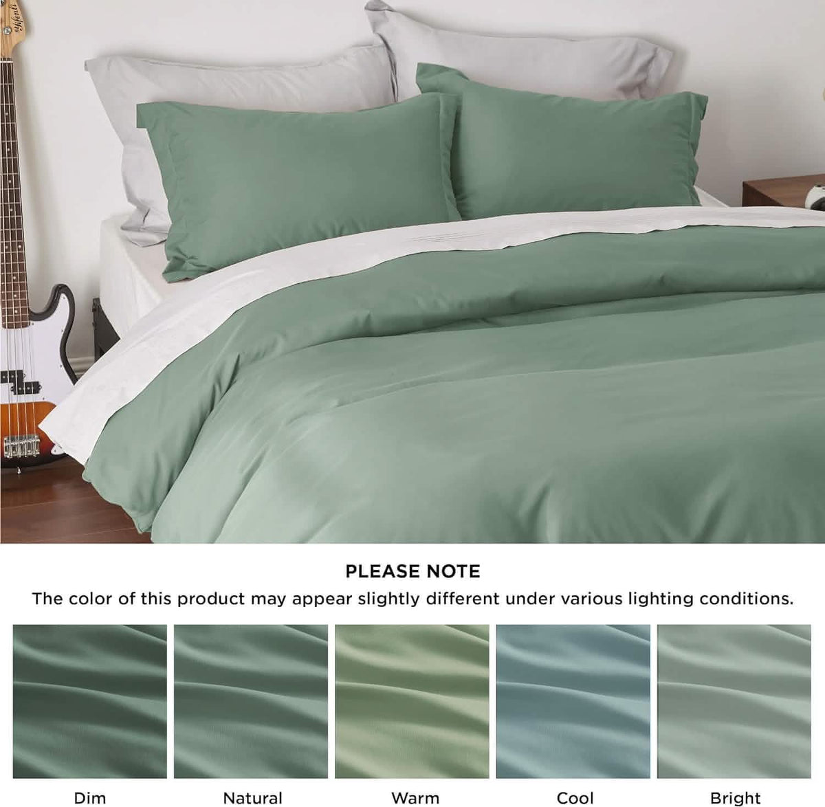 Brushed Microfiber Duvet Cover Set