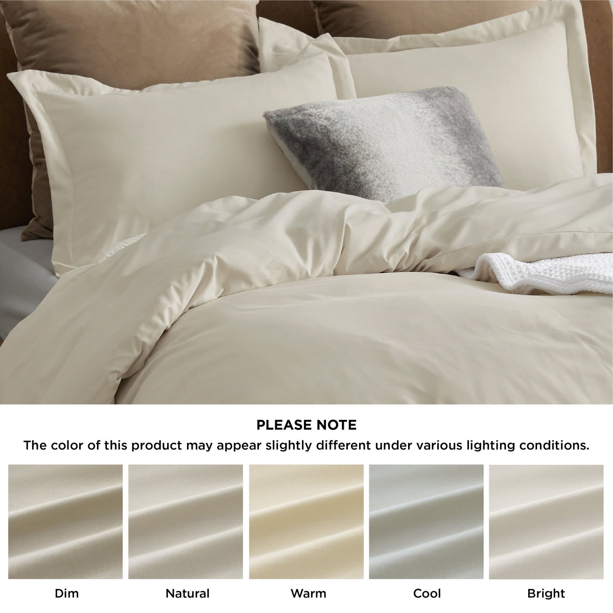 Brushed Microfiber Duvet Cover Set