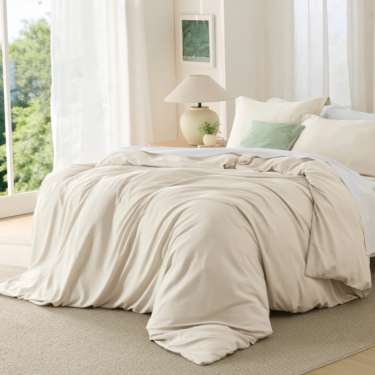 Brushed Microfiber Duvet Cover Set