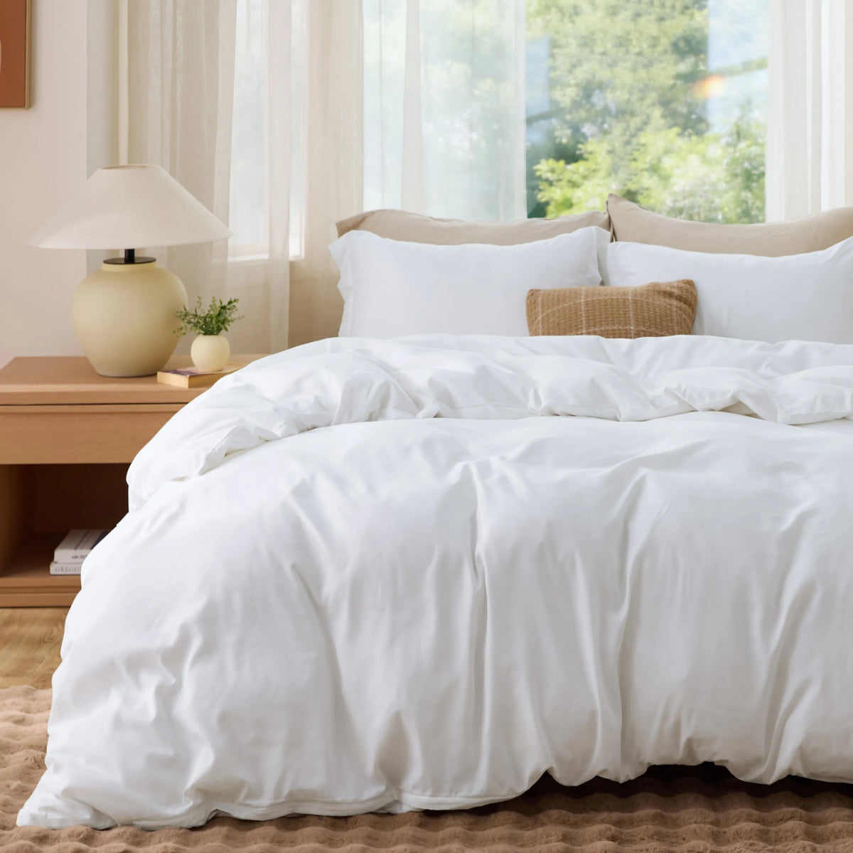 Brushed Microfiber Duvet Cover Set