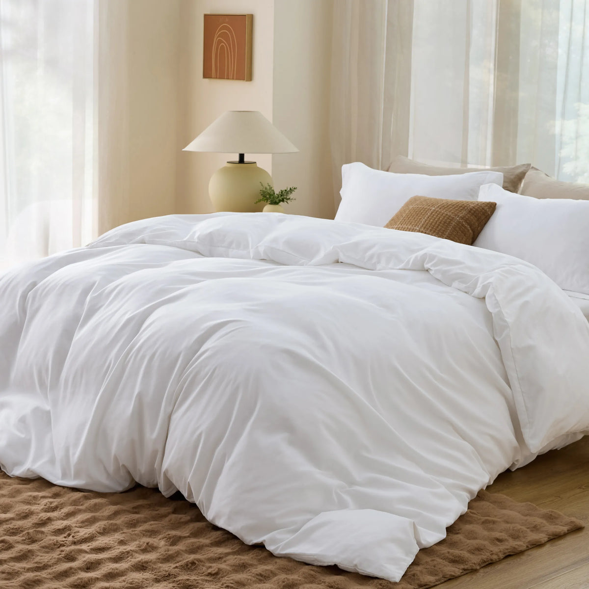 Brushed Microfiber Duvet Cover Set