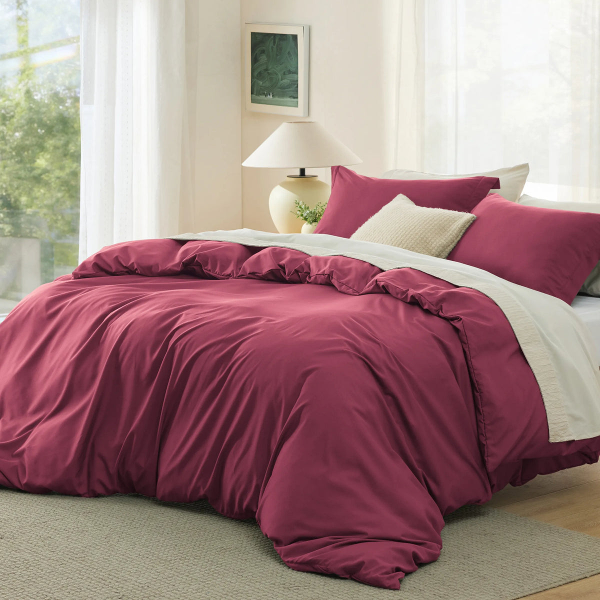 Brushed Microfiber Duvet Cover Set