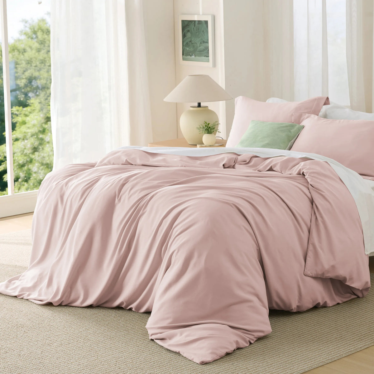 Brushed Microfiber Duvet Cover Set