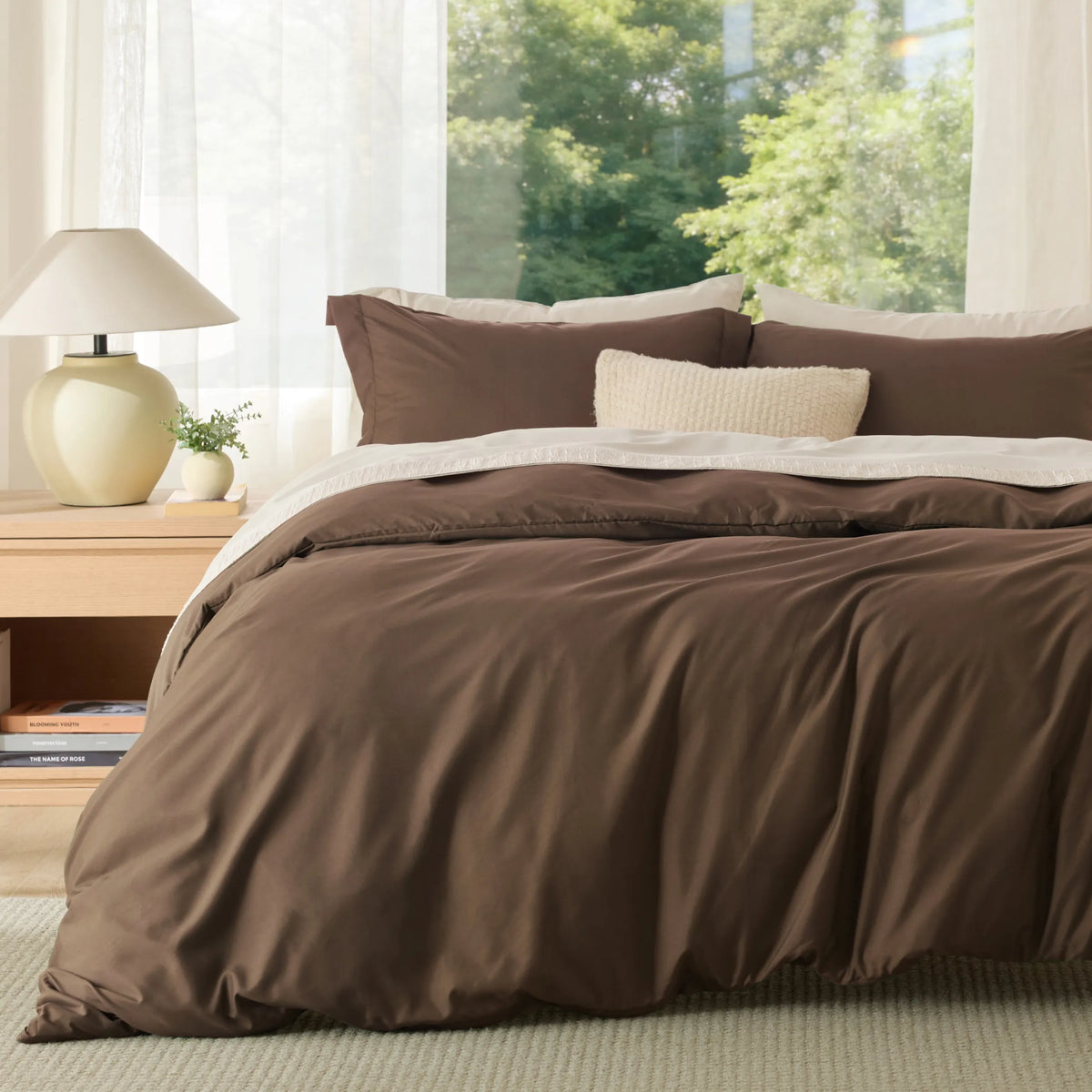 Brushed Microfiber Duvet Cover Set