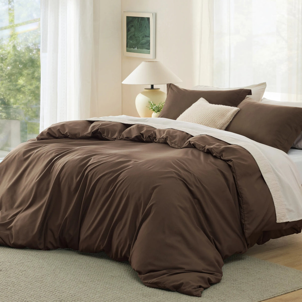 Brushed Microfiber Duvet Cover Set
