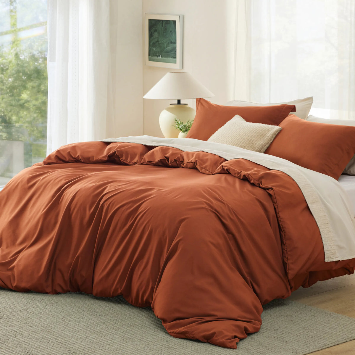 Brushed Microfiber Duvet Cover Set