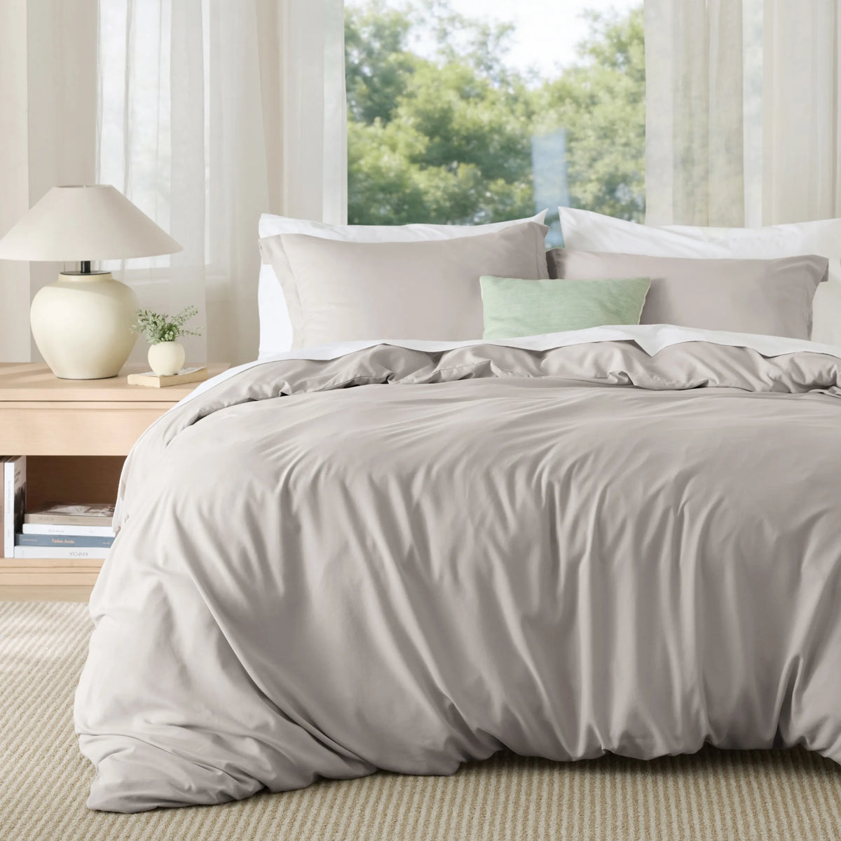 Brushed Microfiber Duvet Cover Set