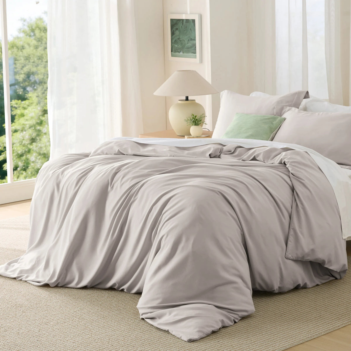 Brushed Microfiber Duvet Cover Set