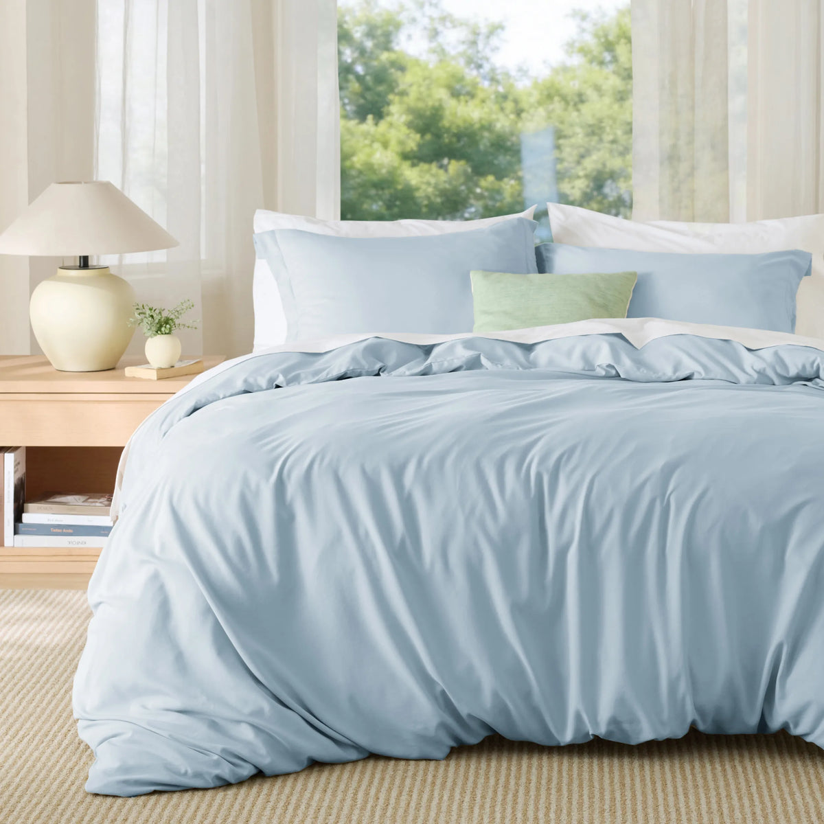 Brushed Microfiber Duvet Cover Set