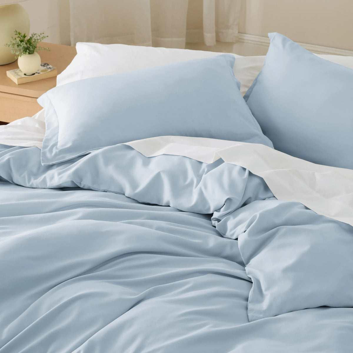 Brushed Microfiber Duvet Cover Set