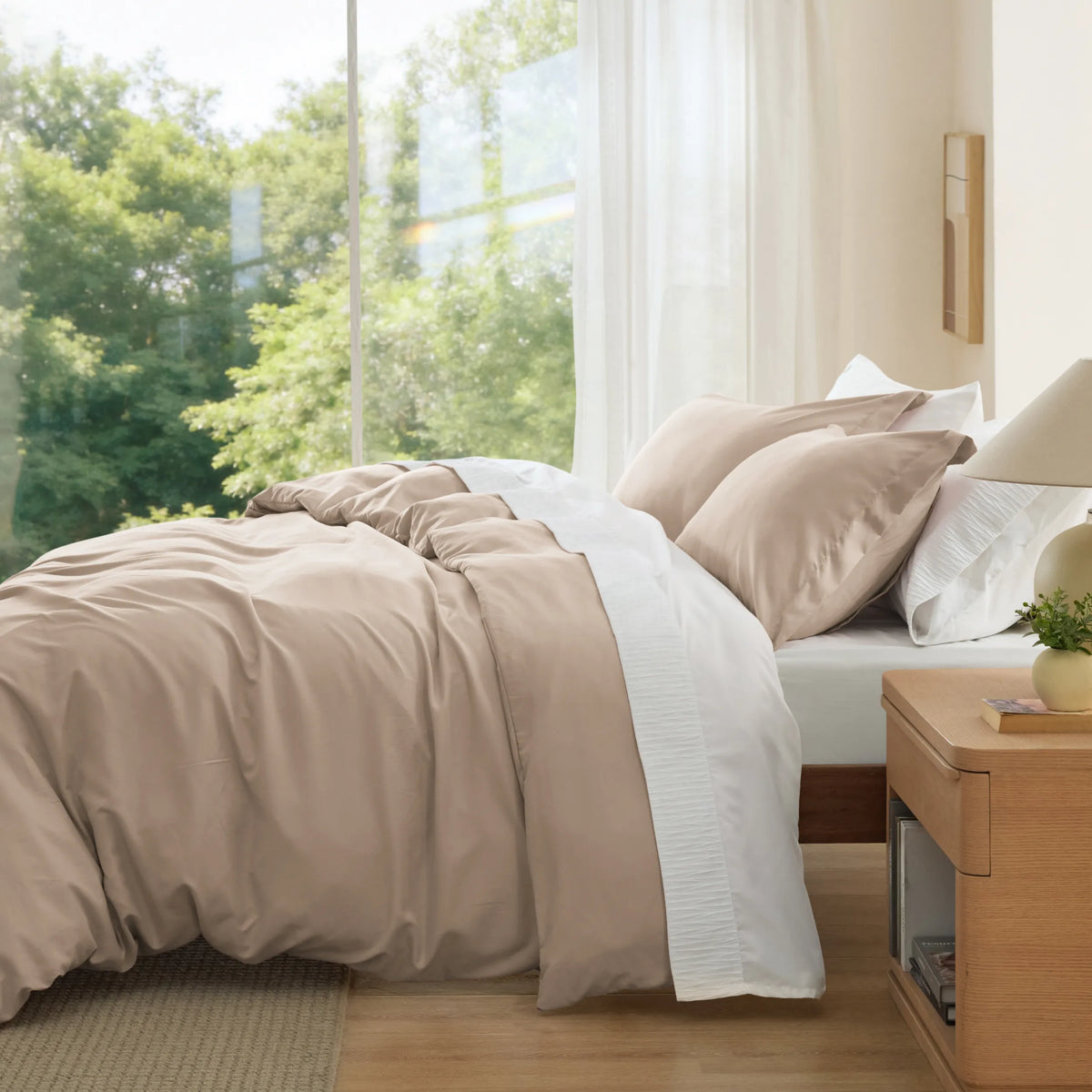 Brushed Microfiber Duvet Cover Set