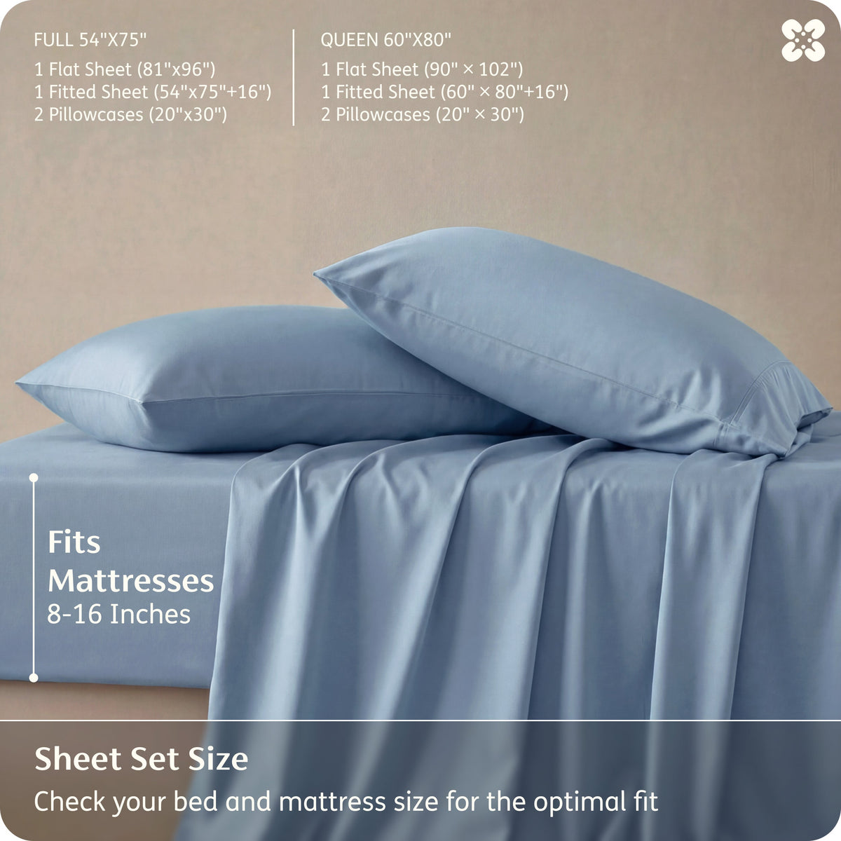 Rayon Derived from Bamboo Sheet Set