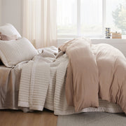Corduroy Pattern Quilt Set