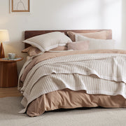 Corduroy Pattern Quilt Set