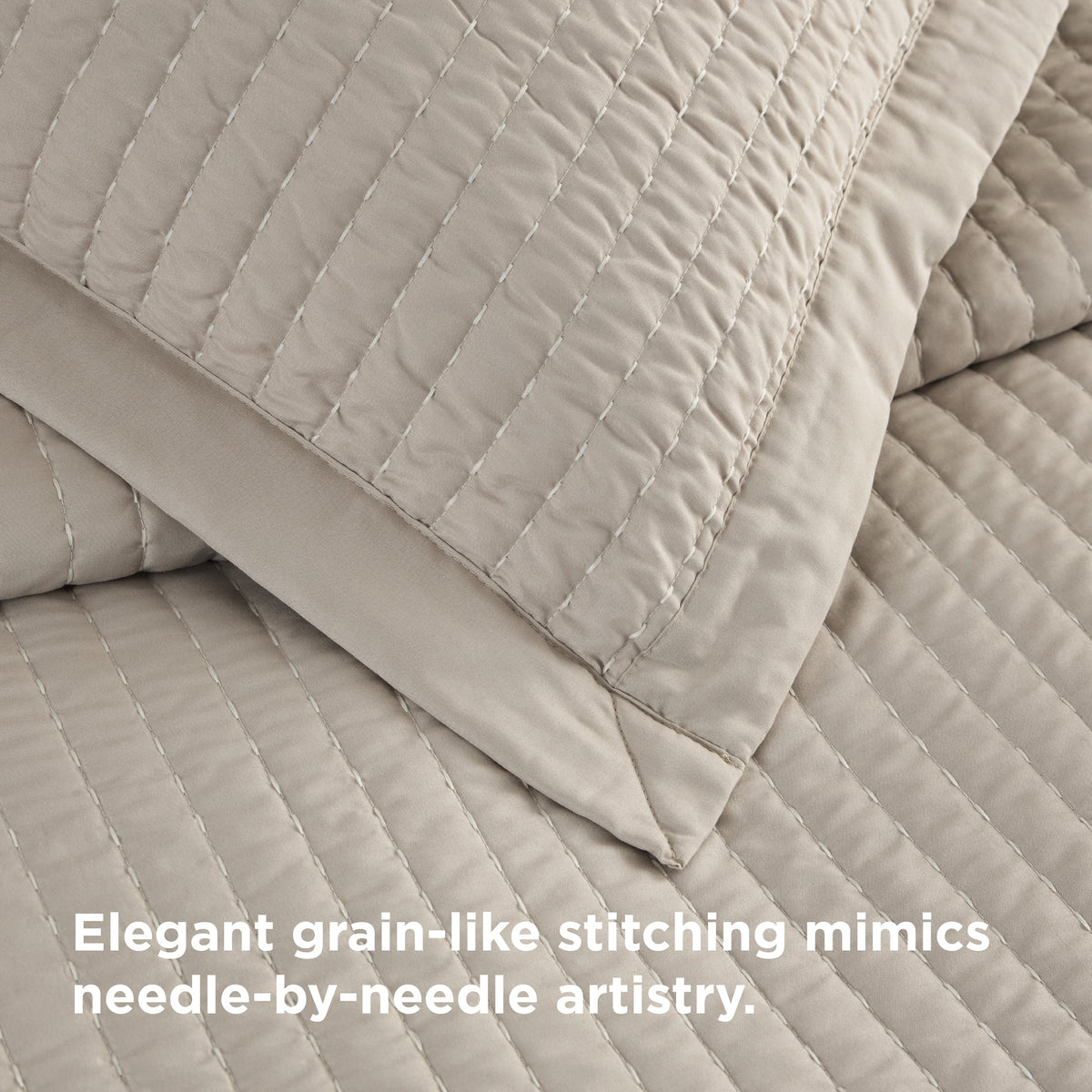 Corduroy Pattern Quilt Set