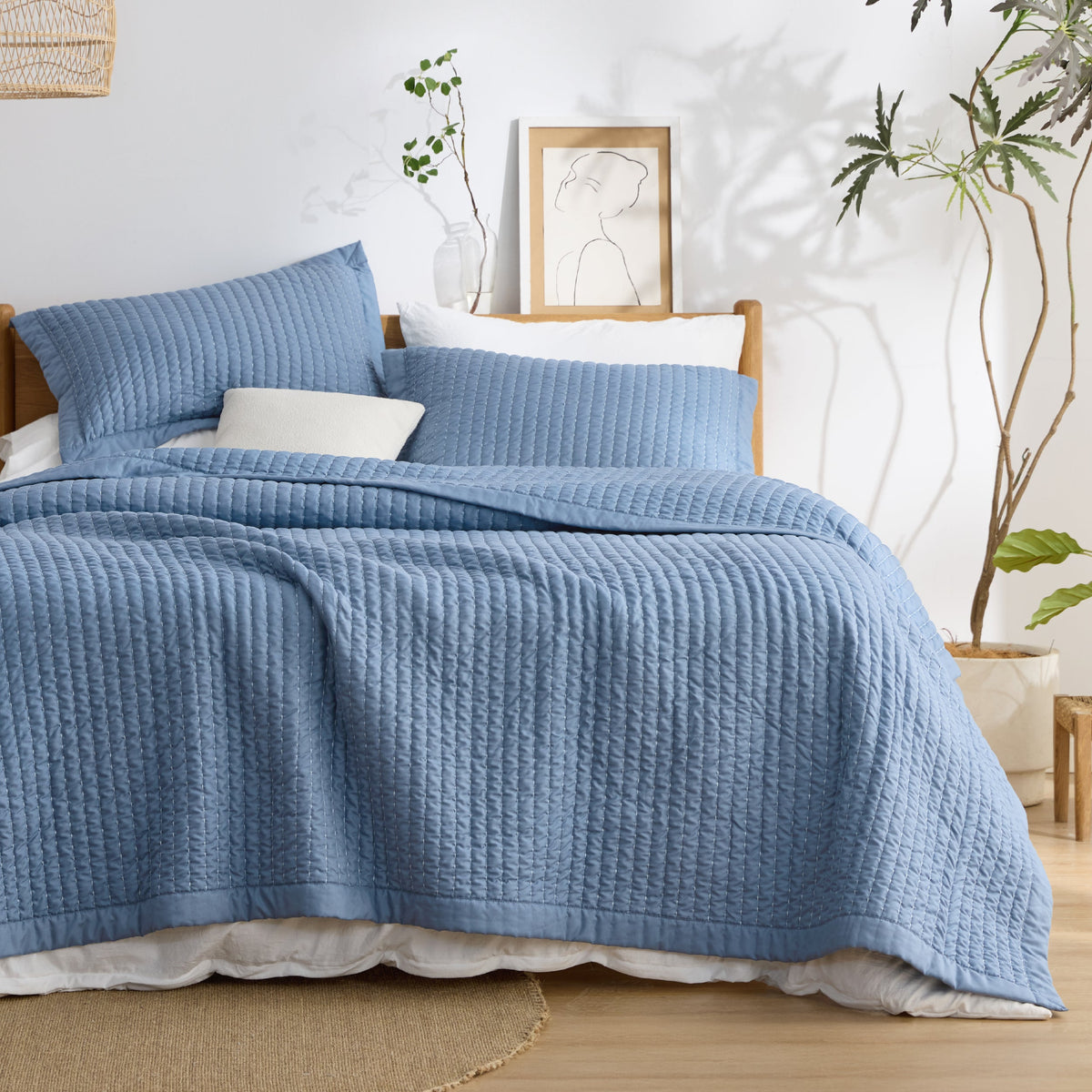 Corduroy Pattern Quilt Set