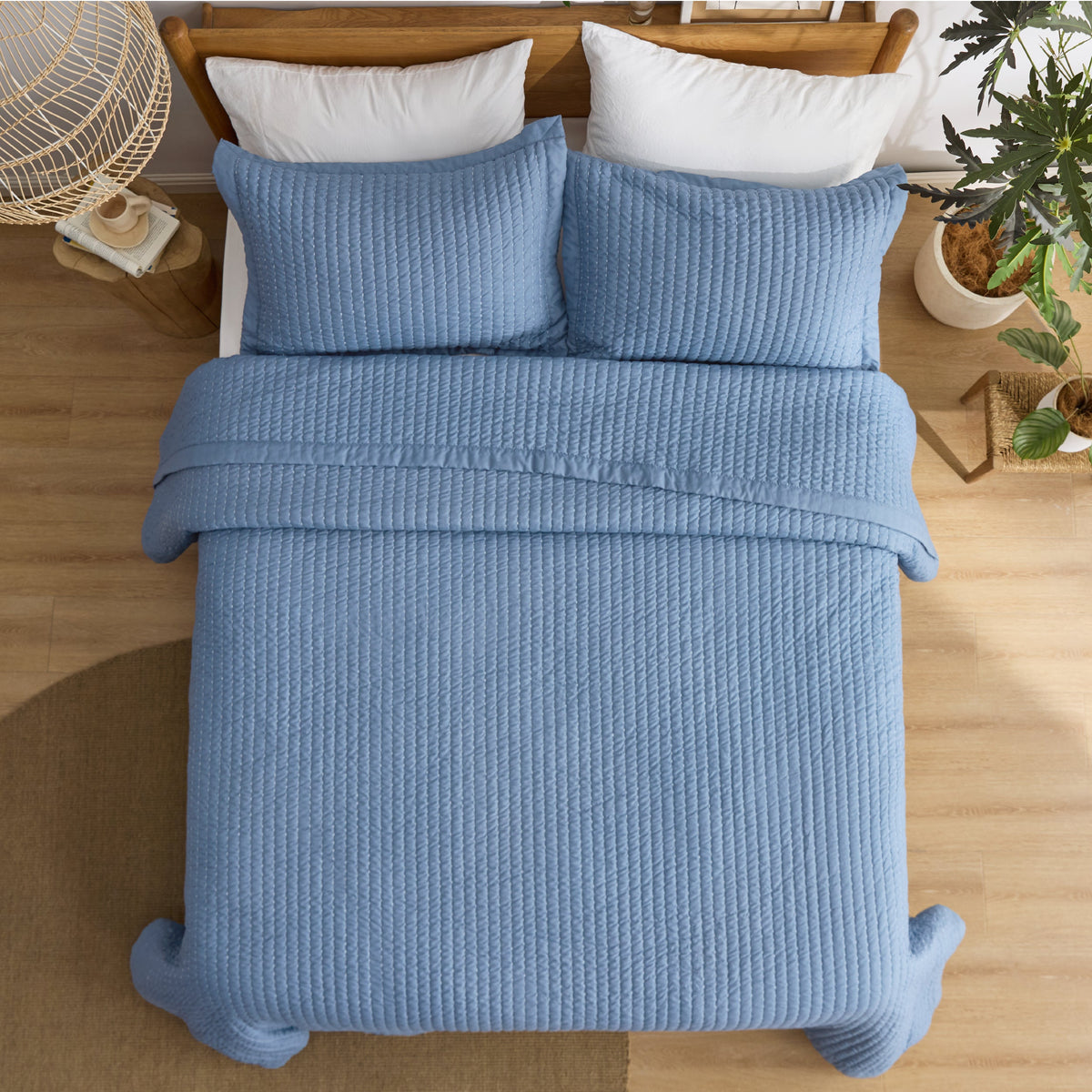 Corduroy Pattern Quilt Set