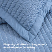 Corduroy Pattern Quilt Set