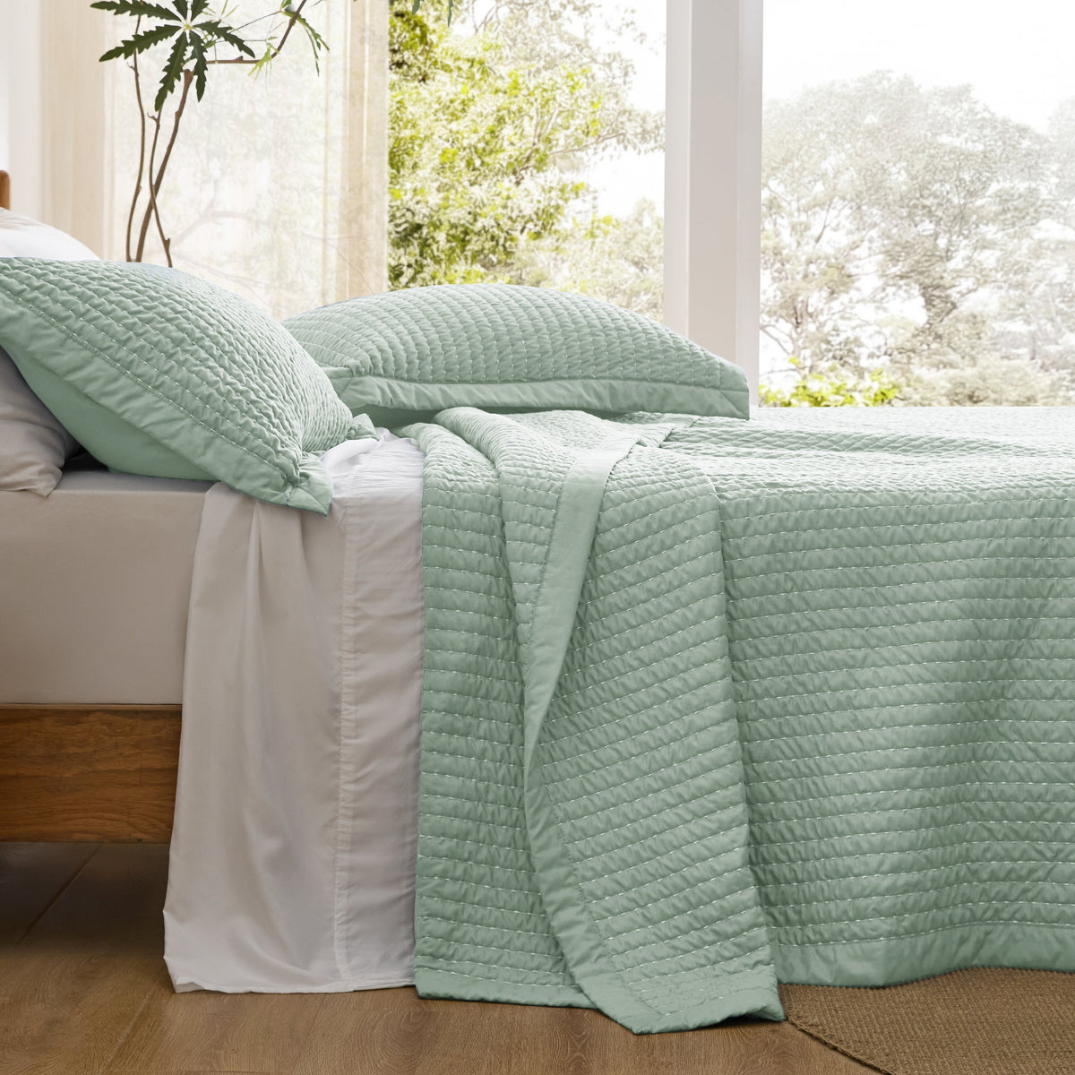 Corduroy Pattern Quilt Set