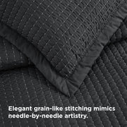 Corduroy Pattern Quilt Set