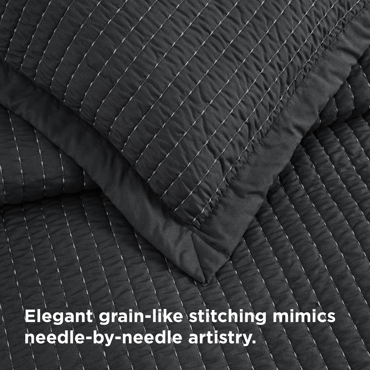 Corduroy Pattern Quilt Set