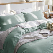 Cotton Linen Hybrid Duvet Cover Set