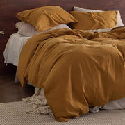 Cotton Linen Hybrid Duvet Cover Set