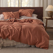 Cotton Linen Hybrid Duvet Cover Set