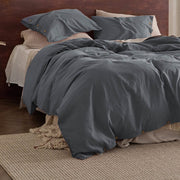 Cotton Linen Hybrid Duvet Cover Set