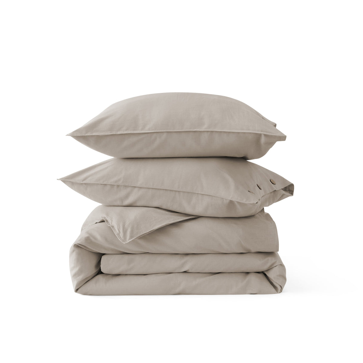 Cotton Linen Hybrid Duvet Cover Set