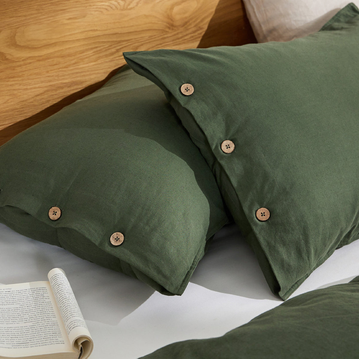 Cotton Linen Hybrid Duvet Cover Set