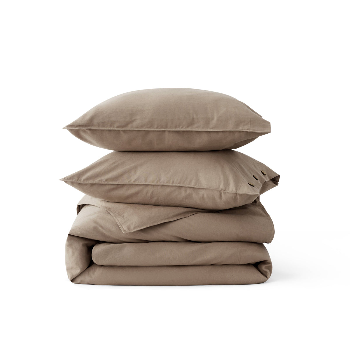 Cotton Linen Hybrid Duvet Cover Set