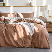 Cotton Linen Hybrid Duvet Cover Set