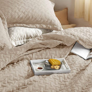 Basket-weave Quilt Set