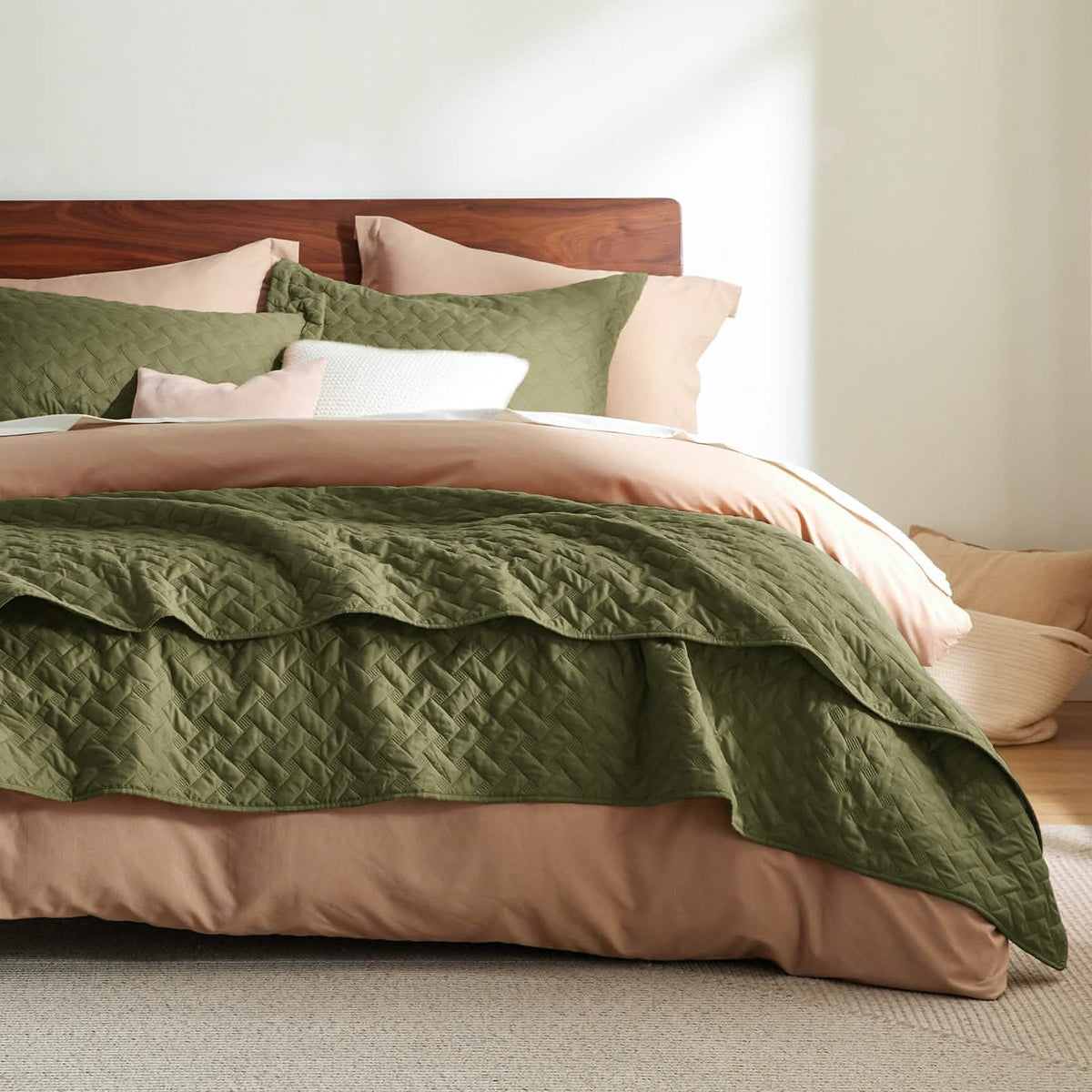Basket-weave Quilt Set