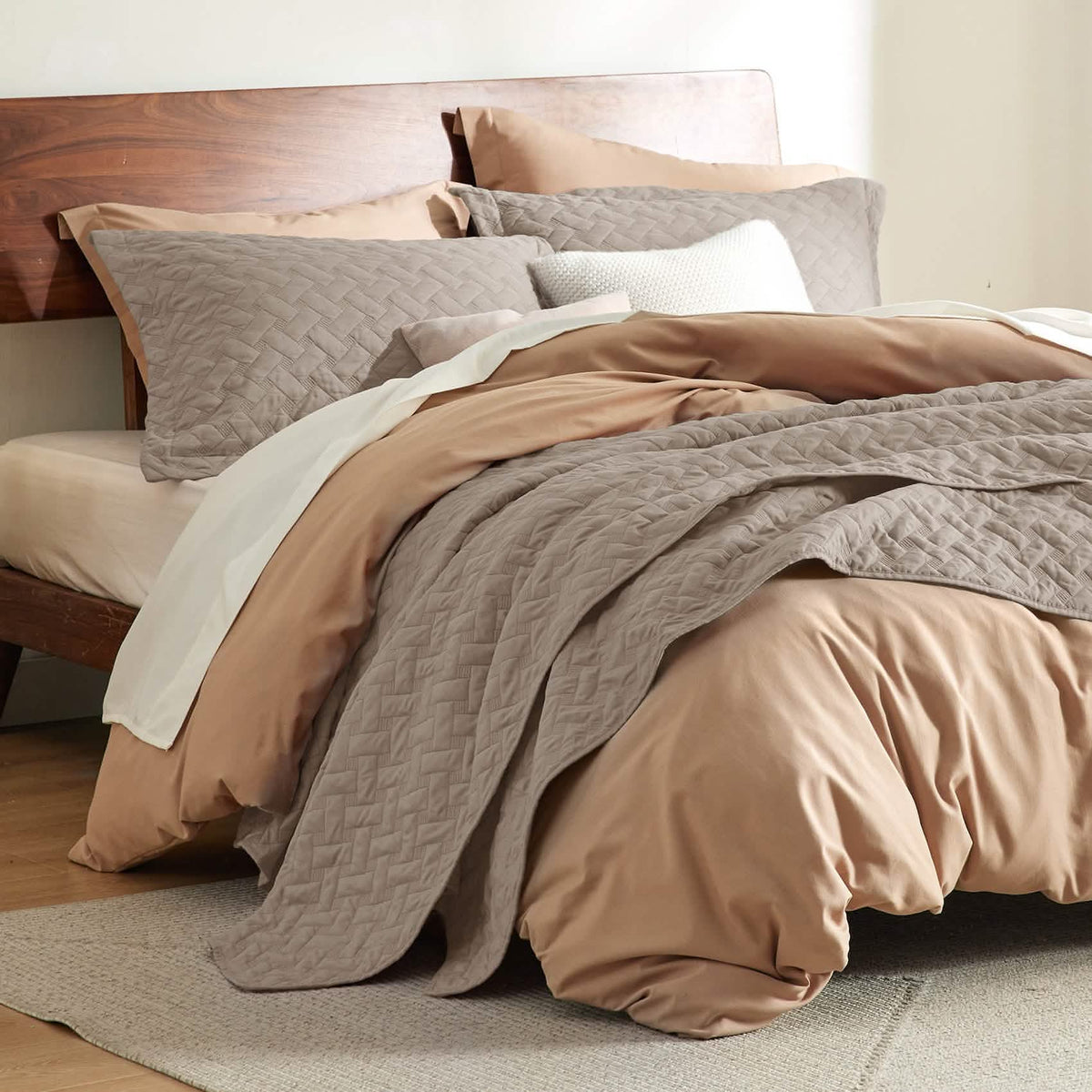 Basket-weave Quilt Set