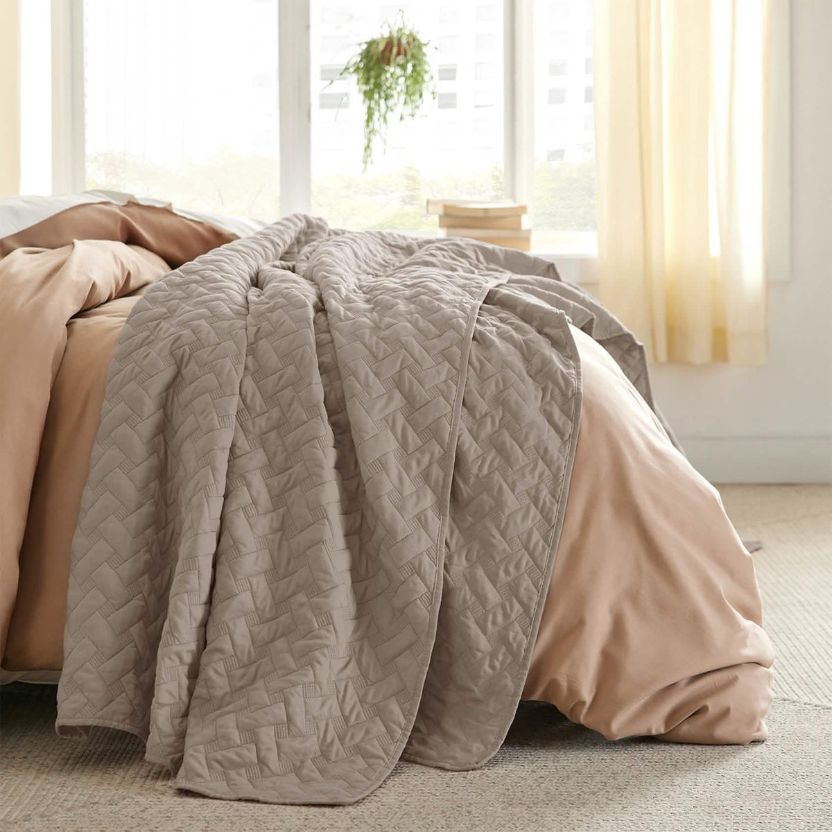 Basket-weave Quilt Set