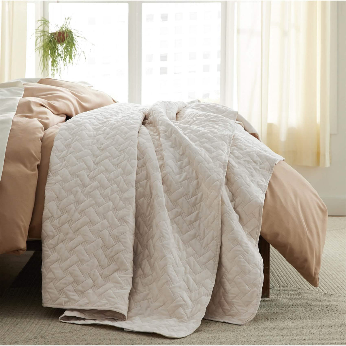 Basket-weave Quilt Set