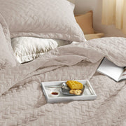 Basket-weave Quilt Set